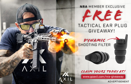 NRA Exclusive Member Offer. Claim Your FREE AXIL Tactical Ear Plugs Here