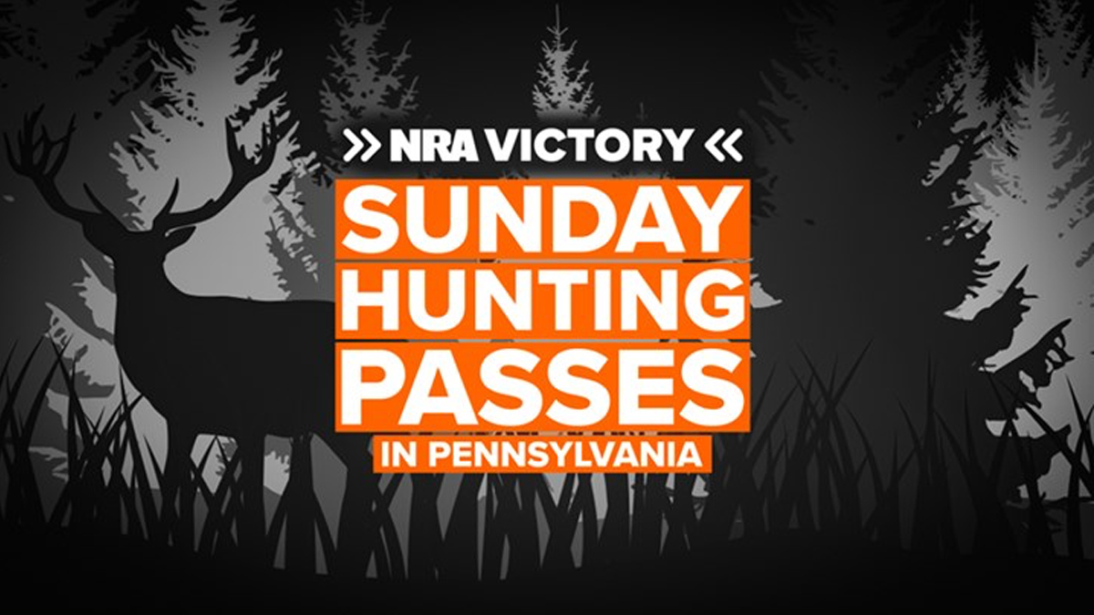 NRA Pivotal in Cracking Pennsylvania's Sunday Hunting Ban