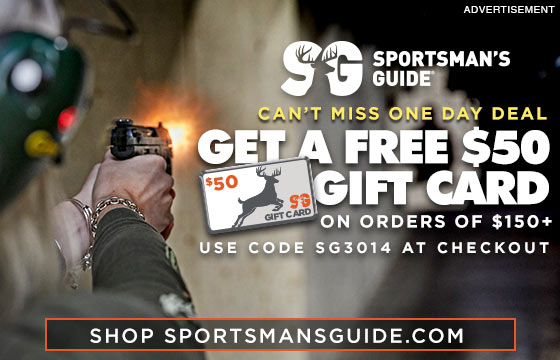 Cyber Monday Guns + Ammo Deals at Sportsman's Guide!