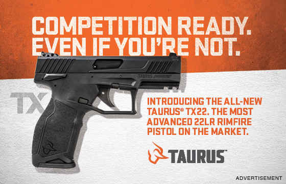 The Taurus® TX22 – Competition Ready. Even If You're Not.