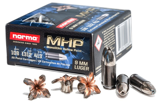Review: Norma MHP Defensive-Handgun Ammo