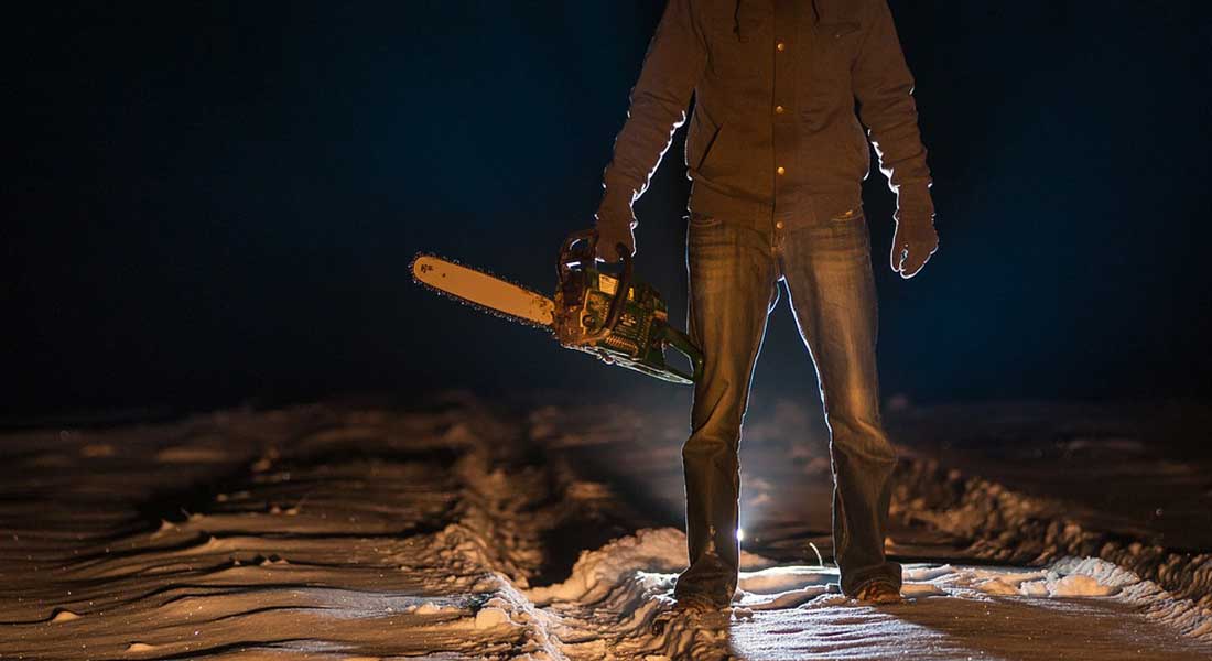 Homeowner shoots chainsaw-wielding intruder