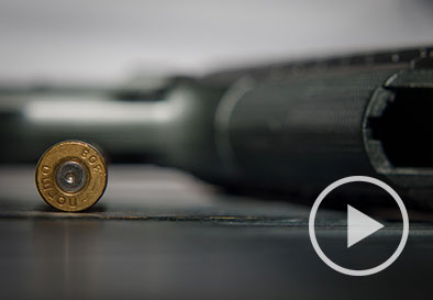 Knife-wielding man kicks in door but is no match for homeowner's rifle