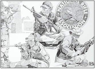 Dick Kramer's High Power Rifle drawing for the NRA at Camp Perry