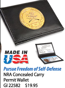 NRA Concealed Carry Permit Wallet