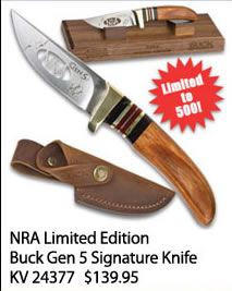 NRA Limited Edition Buck Gen 5 Signature Knife