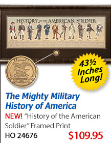 NEW! History of the American Soldier Framed Print