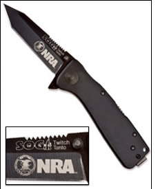 NRA SOG Twitch XL Tanto Blade Tactical Knife