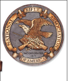 NRA Vintage Logo Steel Sign