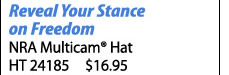 NRA Multicam Hat