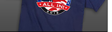 Show Your ALL IN status by wearing the official T-shirt, pin and cap - available only at the NRAstore.com