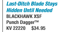 BLACKHAWK XSF Punch Dagger