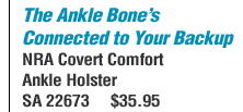 NRA Covert Comfort Ankle Holster