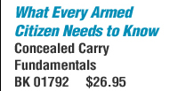 Concealed Carry Fundamentals