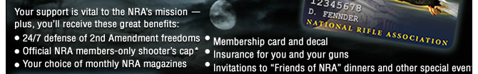 Keep Your Constitutional Rights Covered Join the NRA or Upgrade Your Membership