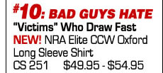 NEW! NRA Elite CCW Oxford Long Sleeve Shirt