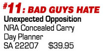 NRA Concealed Carry Day Planner