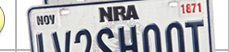 NRA Touring License Plates