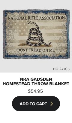 NRA Gadsden Throw Blanket