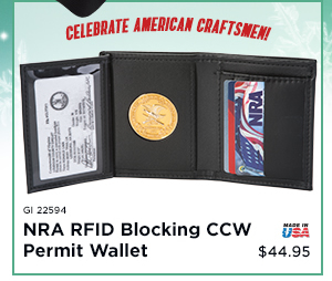 NRA RFID Blocking CCW Wallet