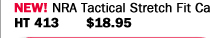 NEW! NRA Tactical Stretch Fit Cap