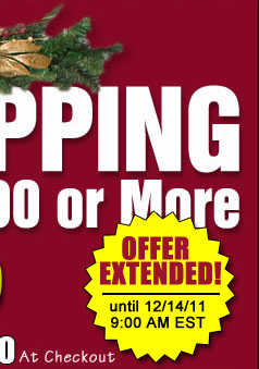 FREE SHIPPING on orders of $100 or more