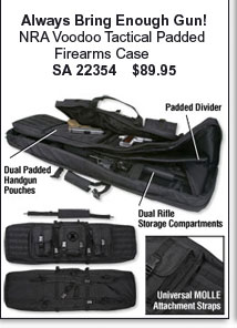 NRA Voodoo Tactical Padded Firearms Case