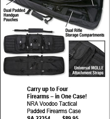 NRA Voodoo Tactical Padded Firearms Case