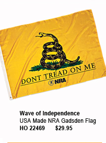 USA Made NRA Gadsden Flag