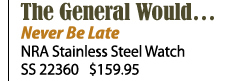 NRA Stainless Steel Watch