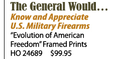 Evolution of American Freedom Framed Prints