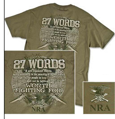 NRA 27 Words Tshirt