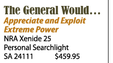 NRA Xenide 25 Personal Searchlight