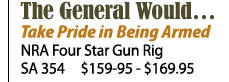 NRA Four Star Gun Rig