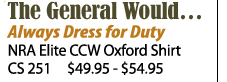 NRA Elite CCW Oxford Shirt