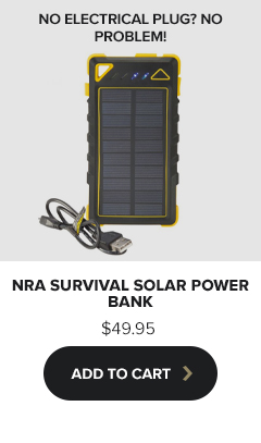 NRA Survival Solar Power Bank