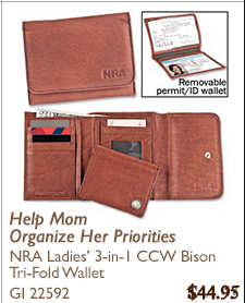Ladies’ 3-in-1 CCW BisonTri-Fold