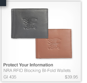 NRA RFID Blocking BI-Fold Wallets