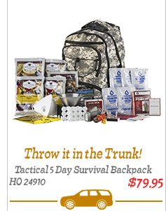 Tactical 5 Day Survival Backpack