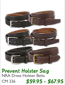NRA Dress Holster Belts