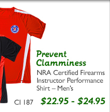 NRA Certified Firearms Instructor Performance Shirt - Men's