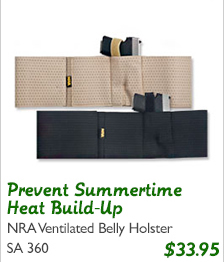 NRA Ventilated Belly Holsters