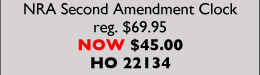 NRA Second Amendment Clock