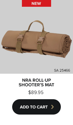 NRA Roll-Up Shooter's Mat