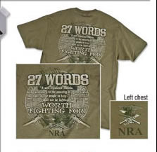 NRA 27 Words T-Shirt