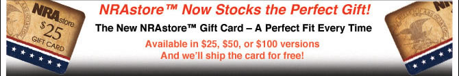 The New NRAstore Gift Card - A Perfect Fit Every Time