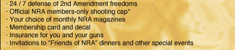Take Your Love of Freedom on the Road  Join the NRA or Upgrade Your Membership Today