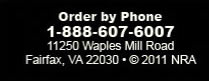 Order by Phone 1-888-607-6007