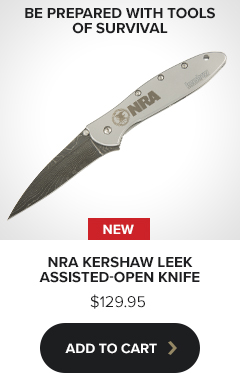 NRA Kershaw Leek Assisted-Open Knife
