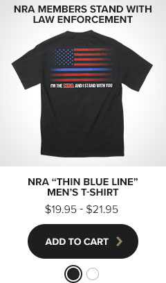 NRA Thin Blue Line Mens T-Shirt